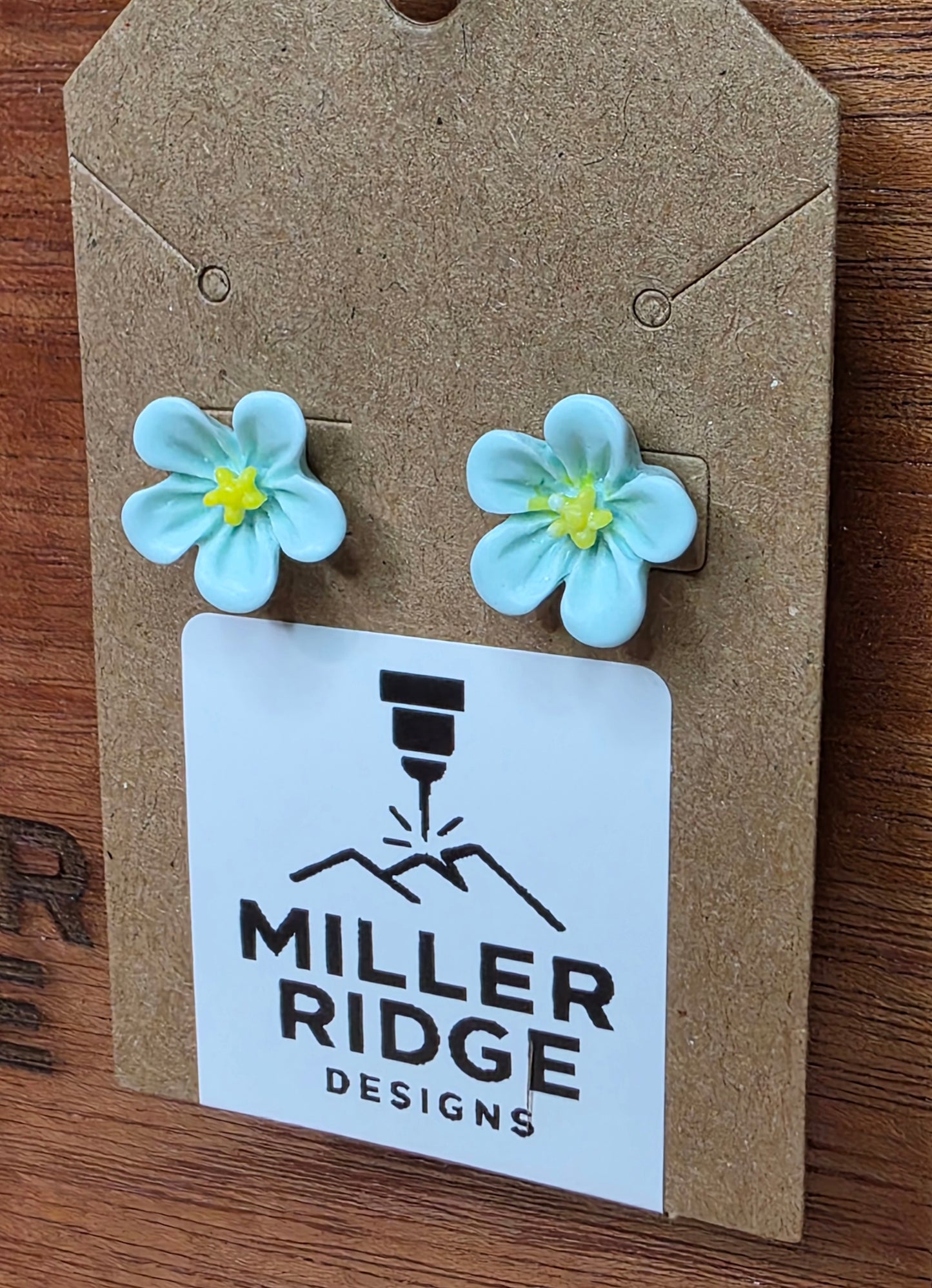 Light blue forget me not flowers
