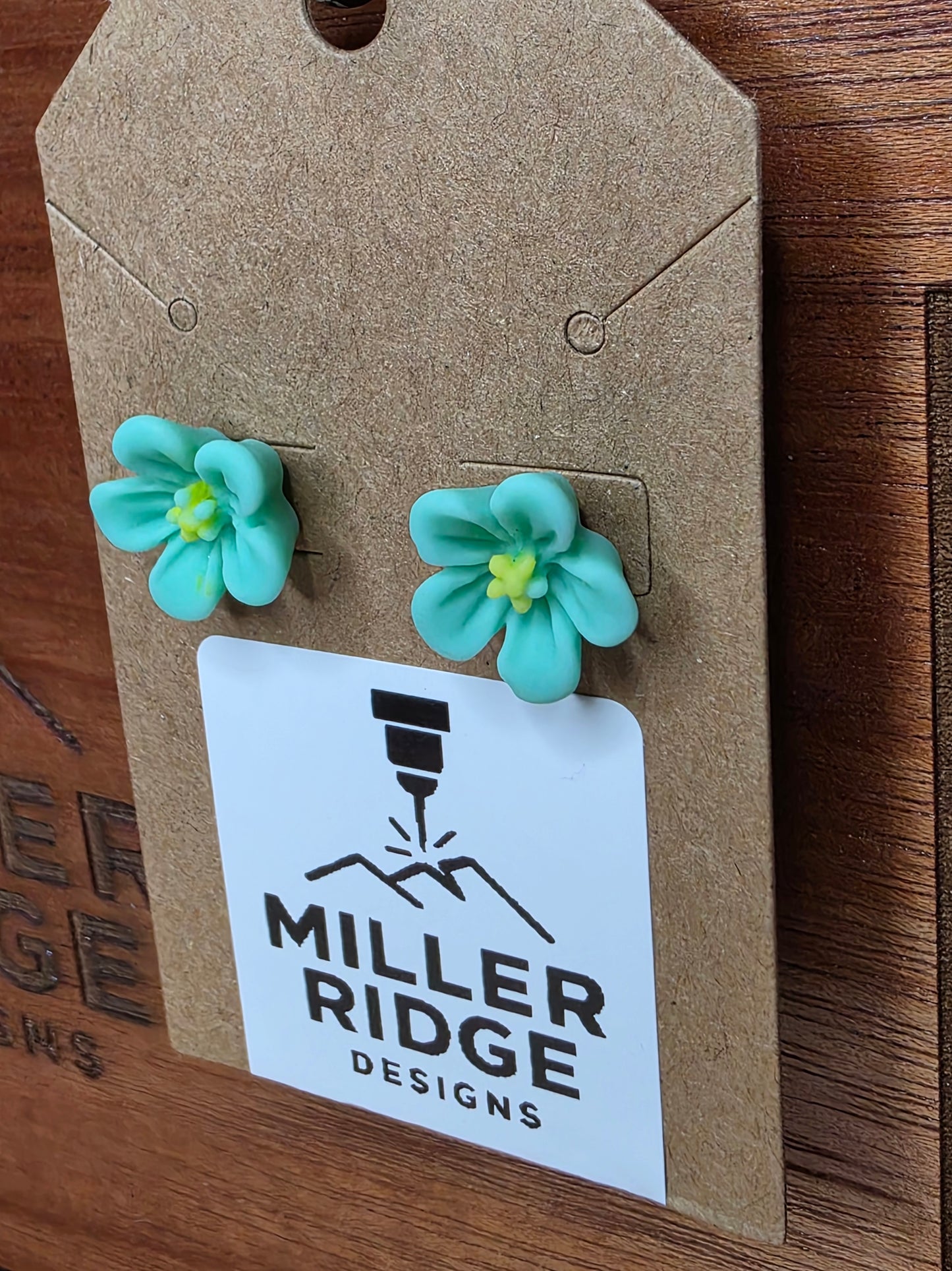 Teal forget me not flower