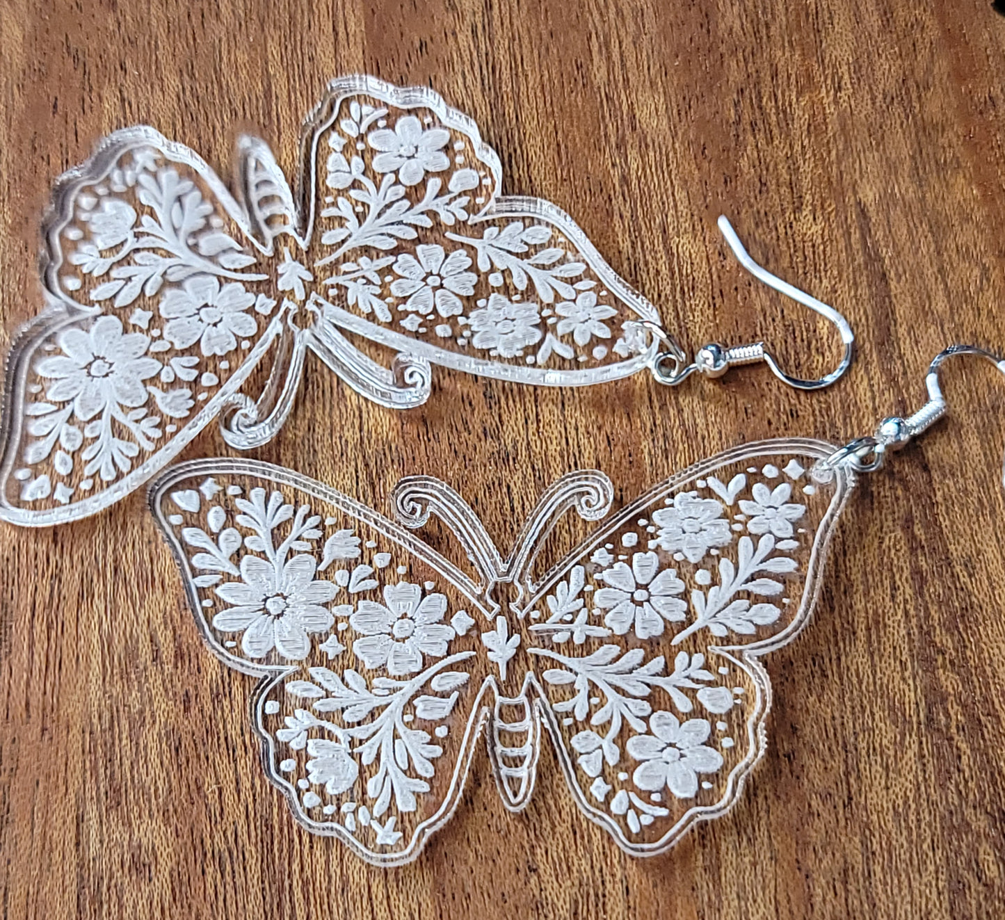 Butterfly-frosted