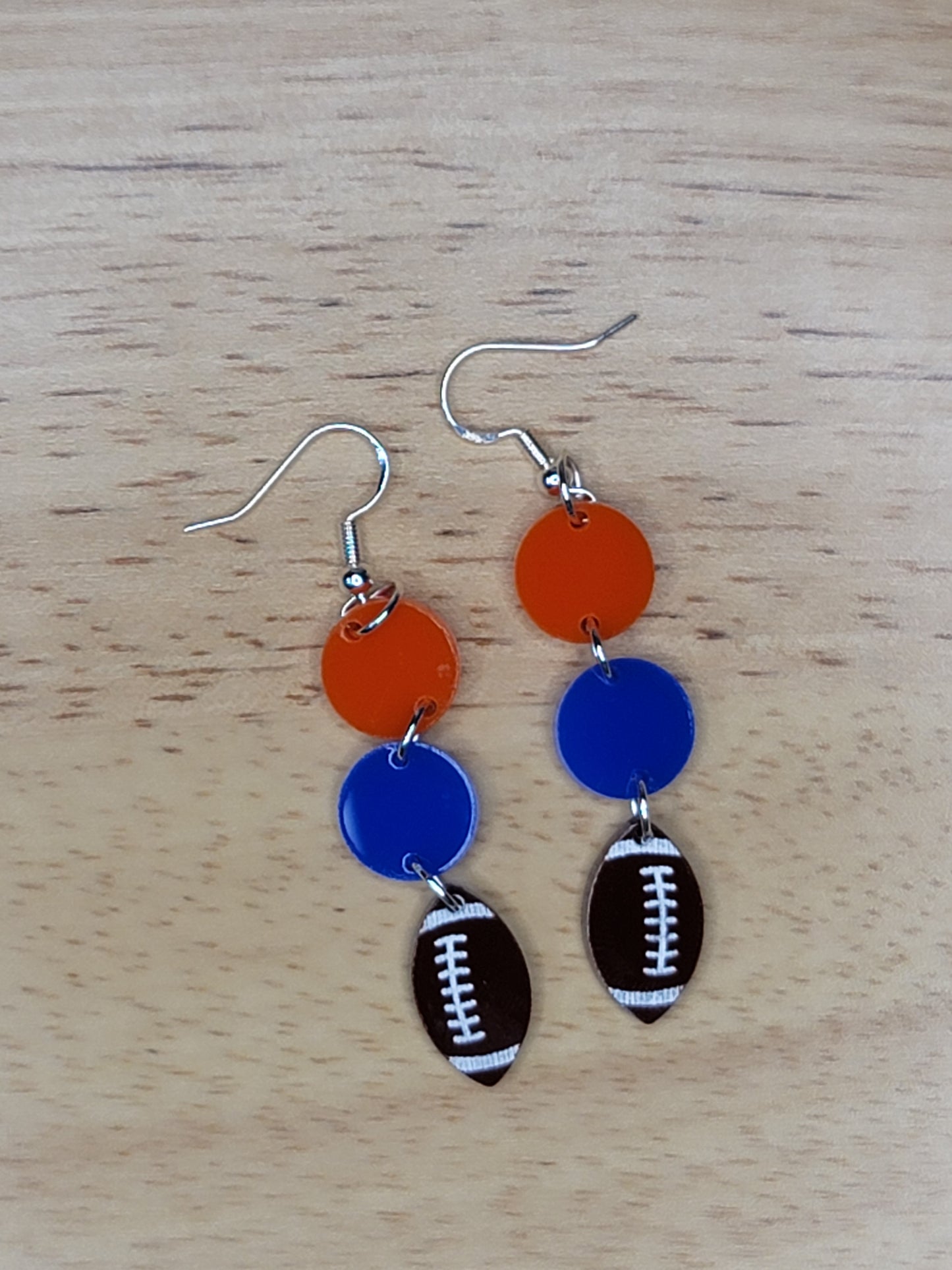 Orange and Blue football