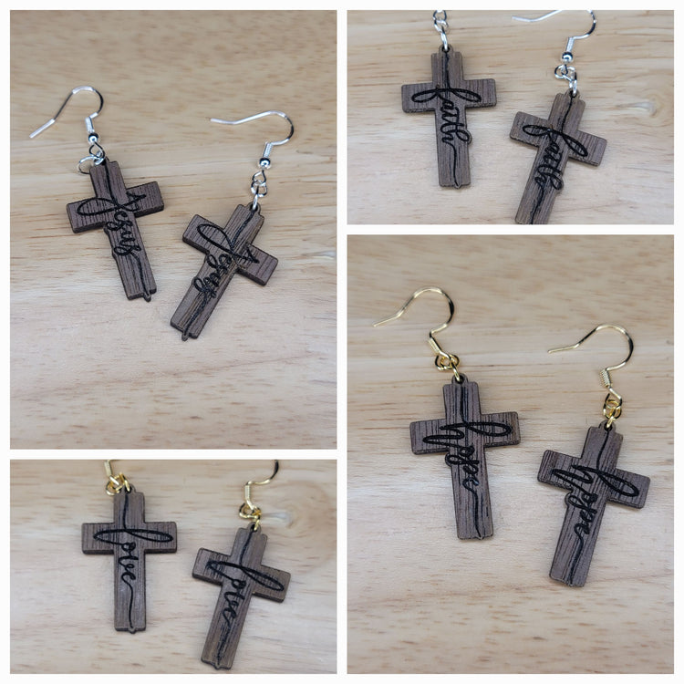Cross Earrings