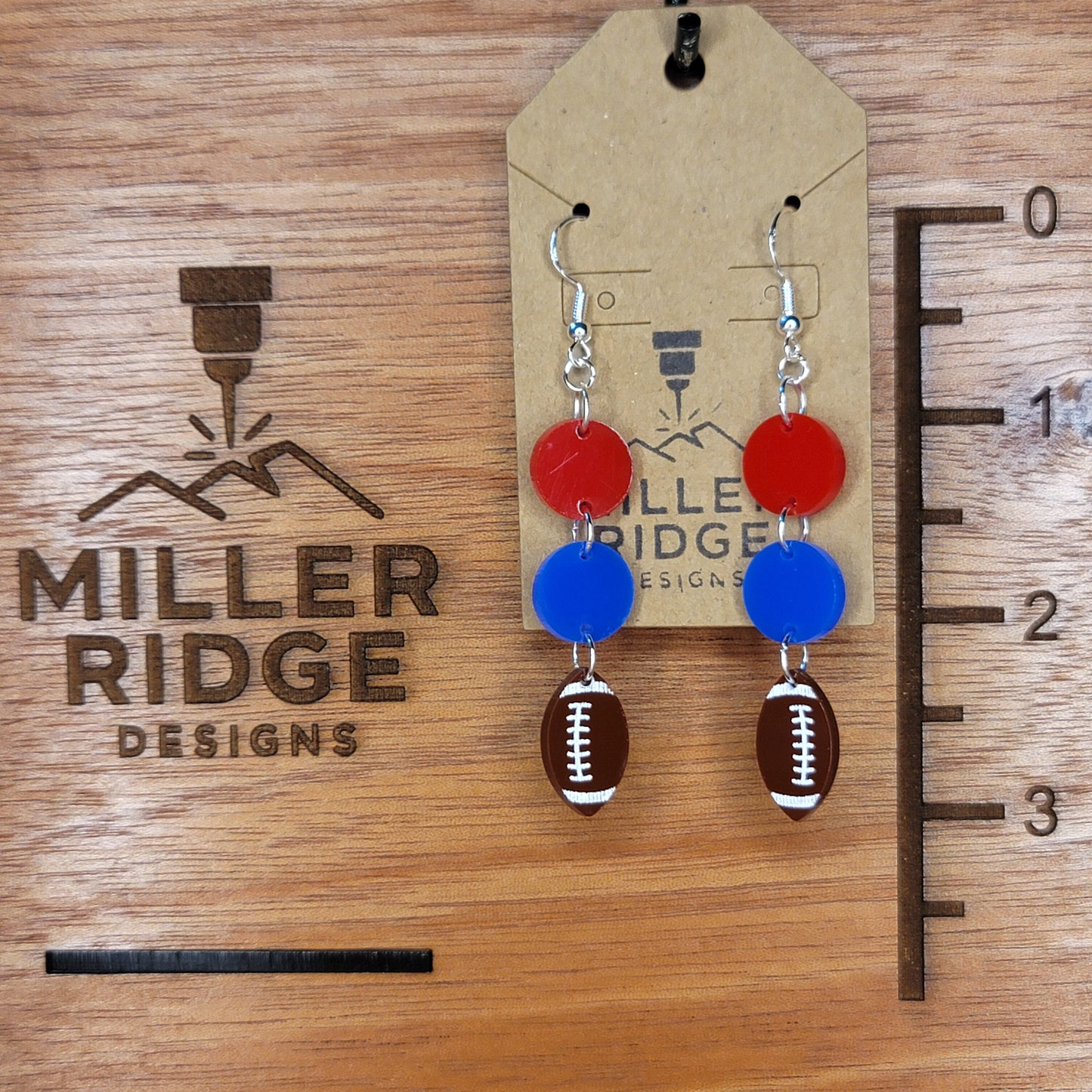 Red and Blue with Football