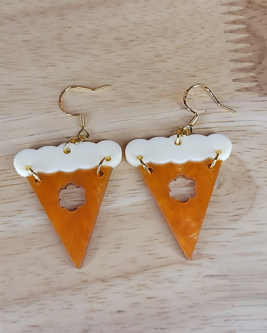 Slice of pumpkin pie
