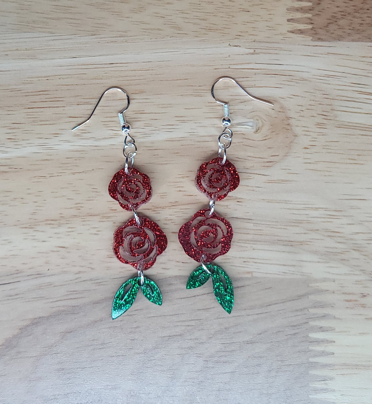 Glitter roses