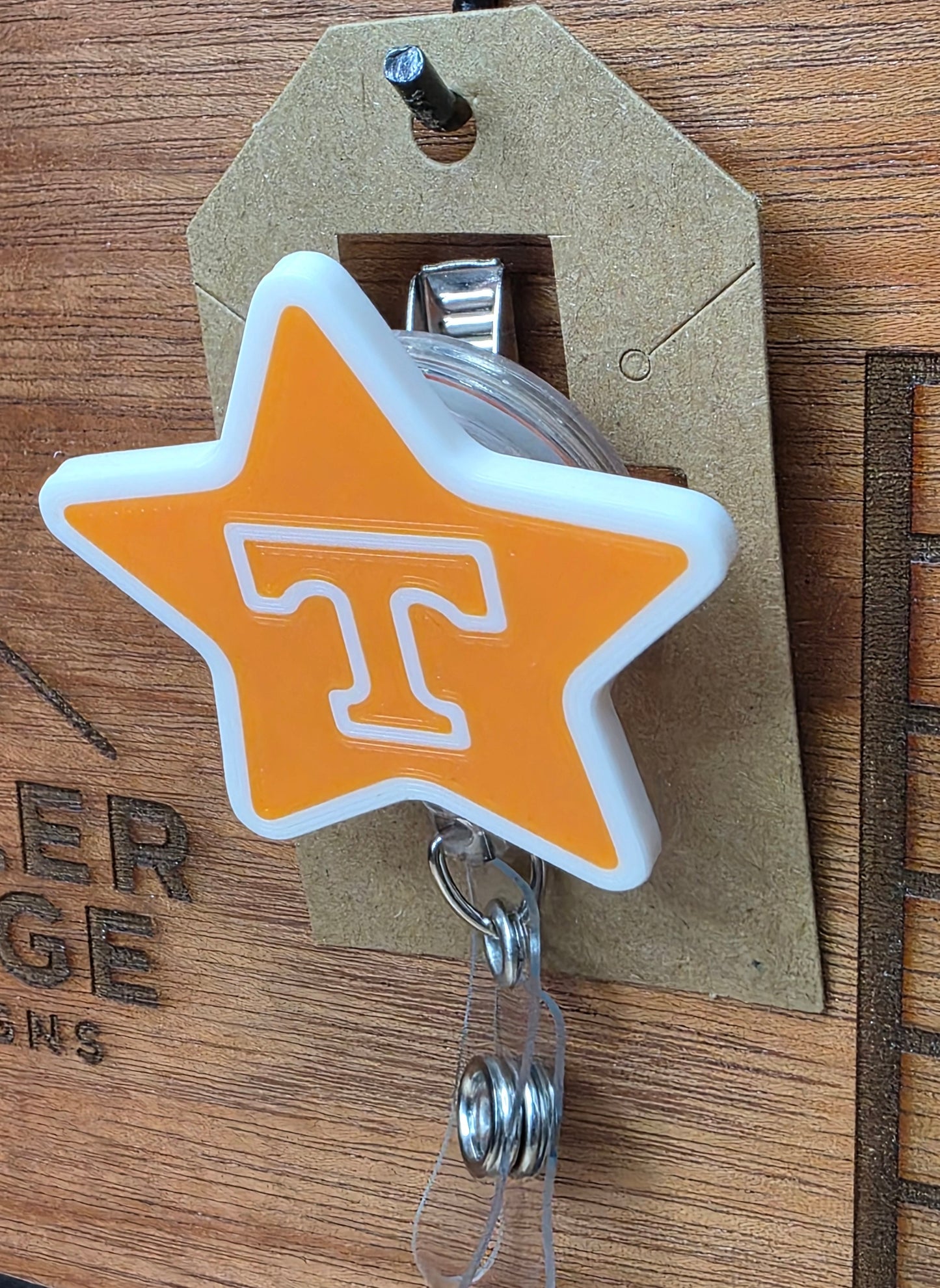 Tennessee T badge reel