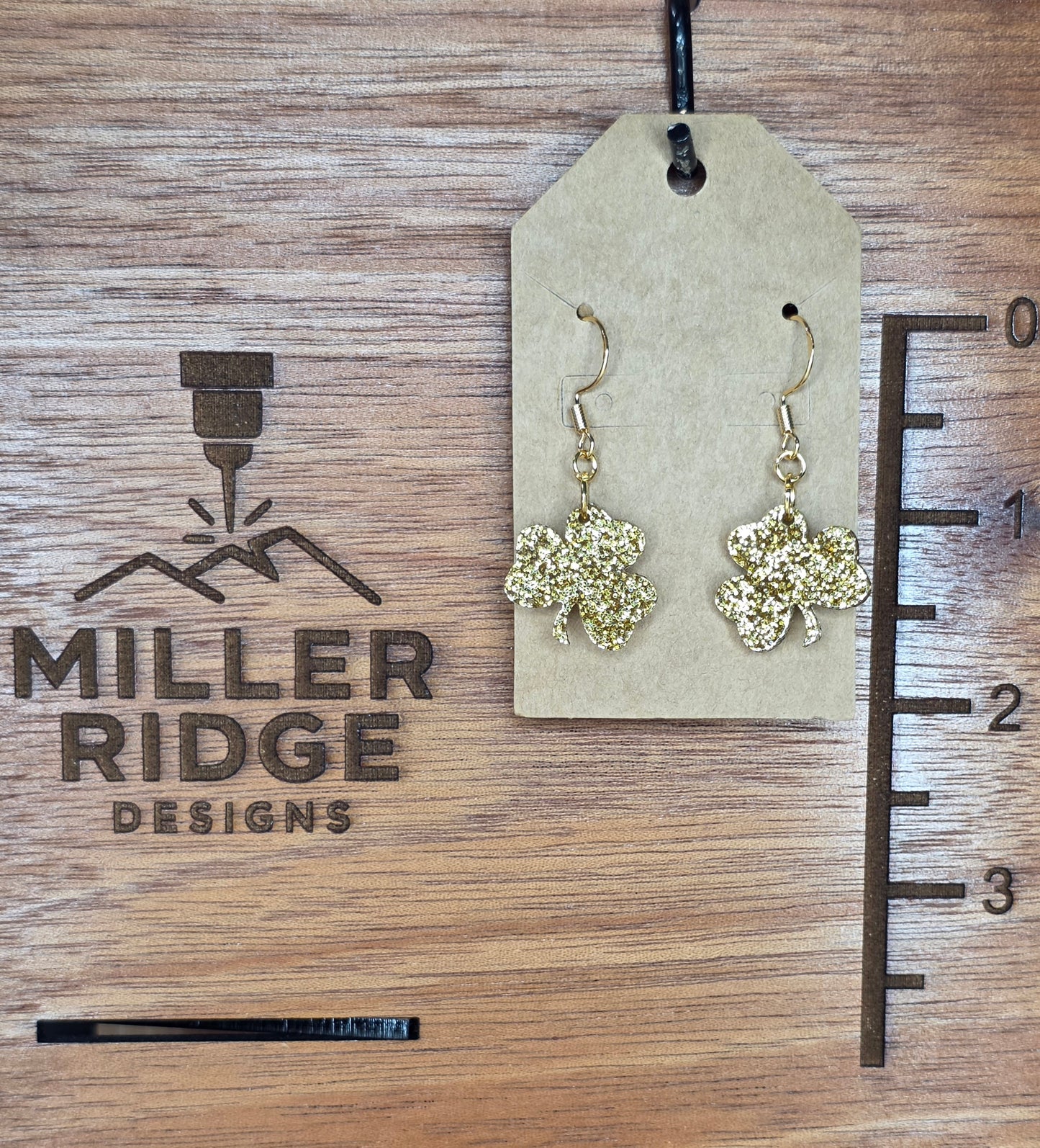 Shamrock earrings (4 color options)