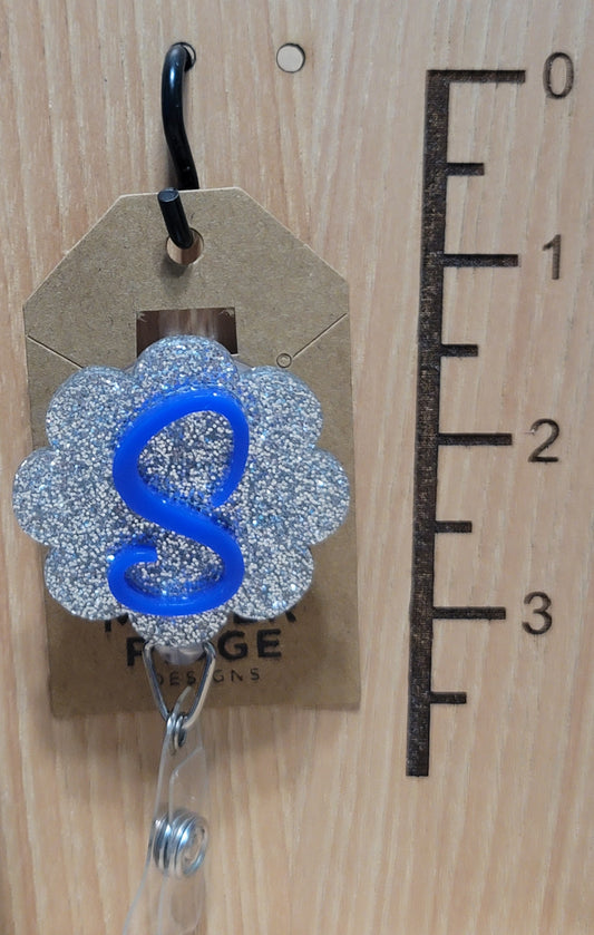 Badge reels with initial