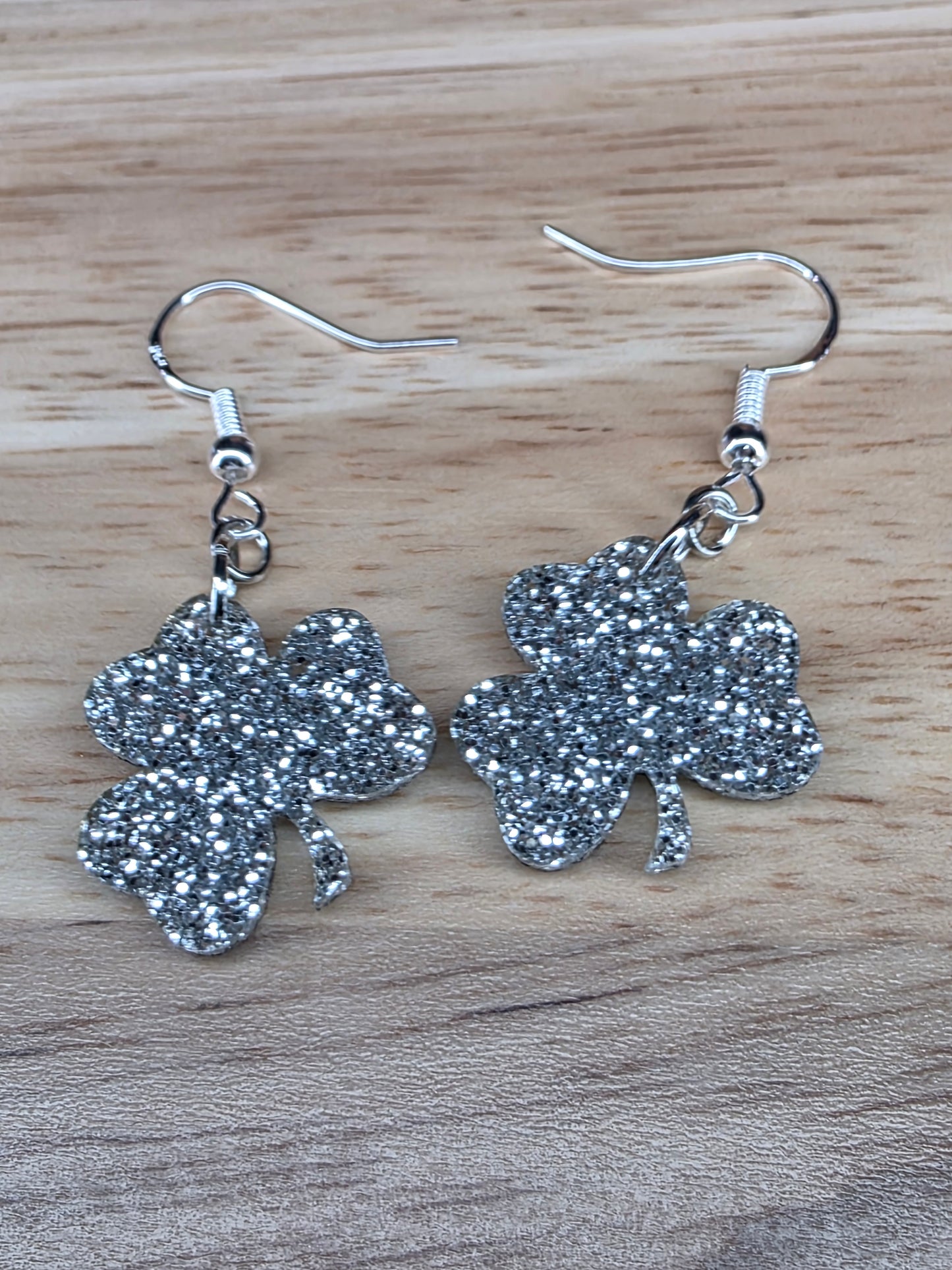 Shamrock earrings (4 color options)