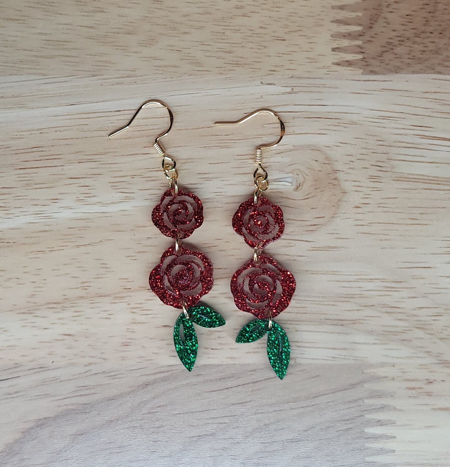 Glitter roses
