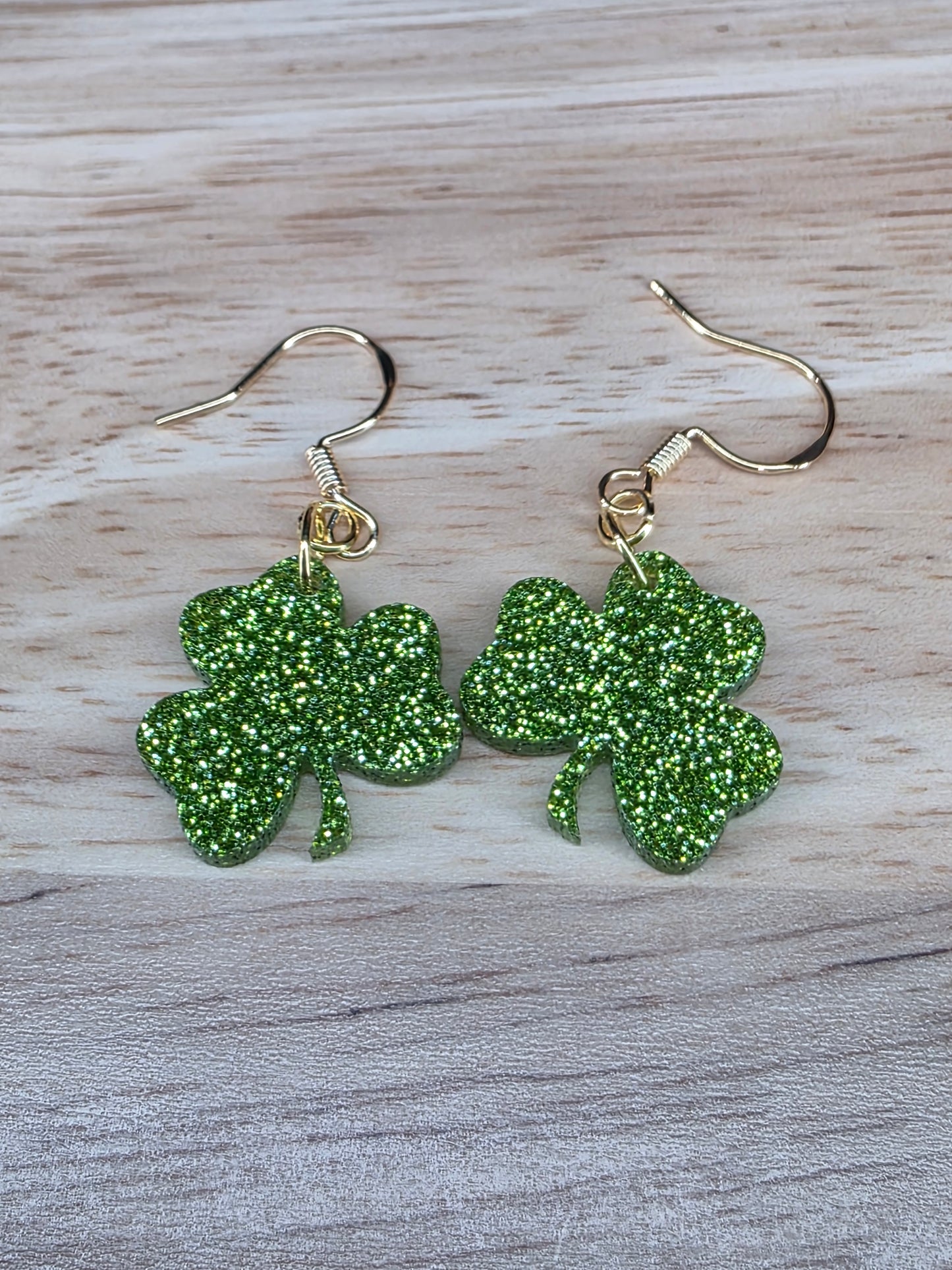 Shamrock earrings (4 color options)