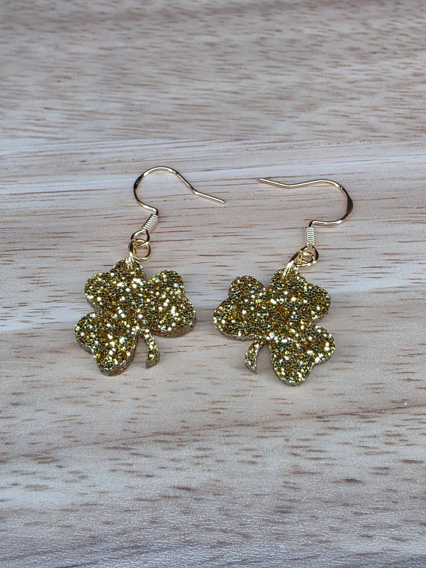 Shamrock earrings (4 color options)