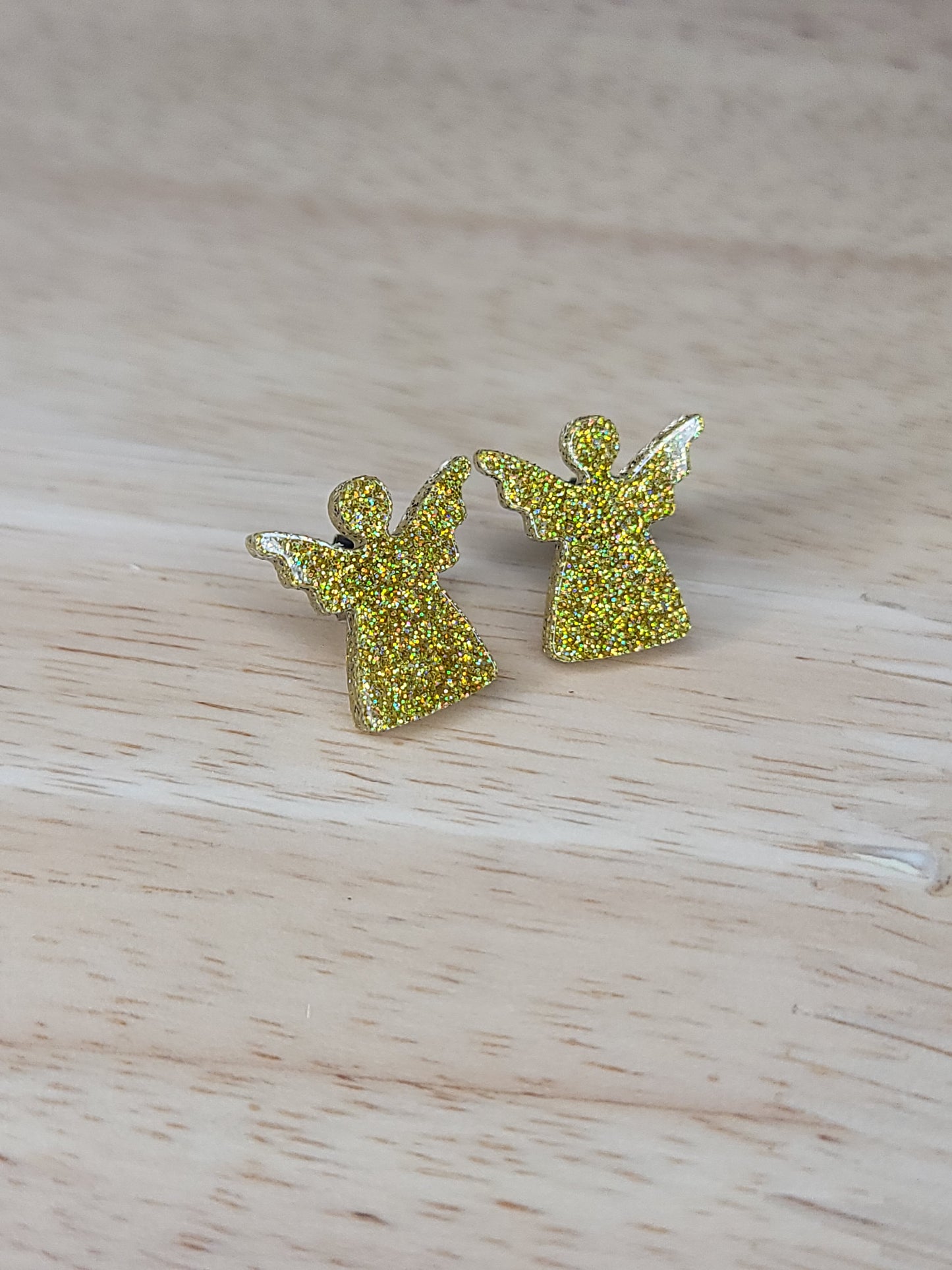 Gold Angel stud