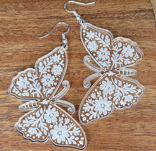 Butterfly-frosted