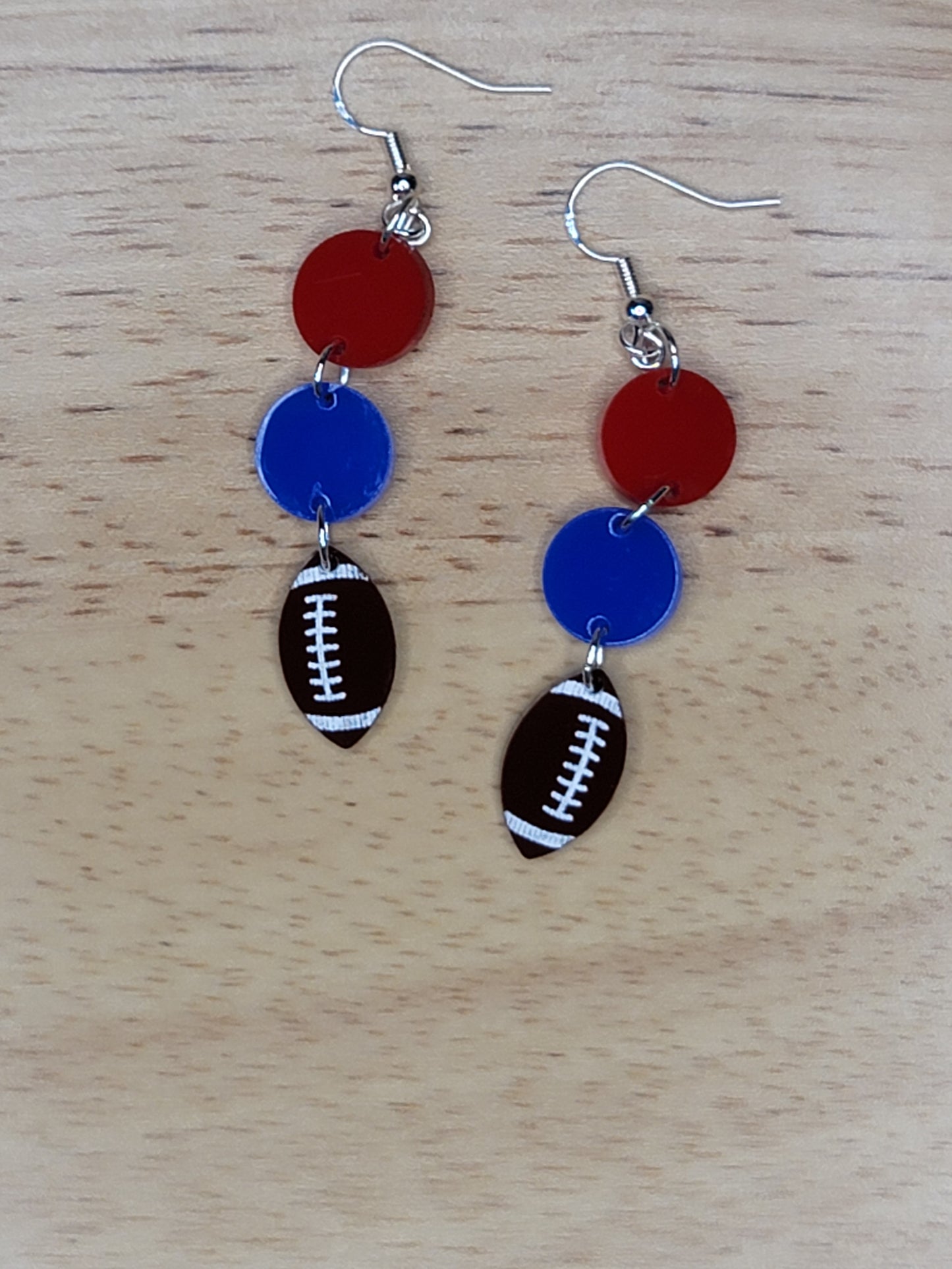 Red and Blue with Football