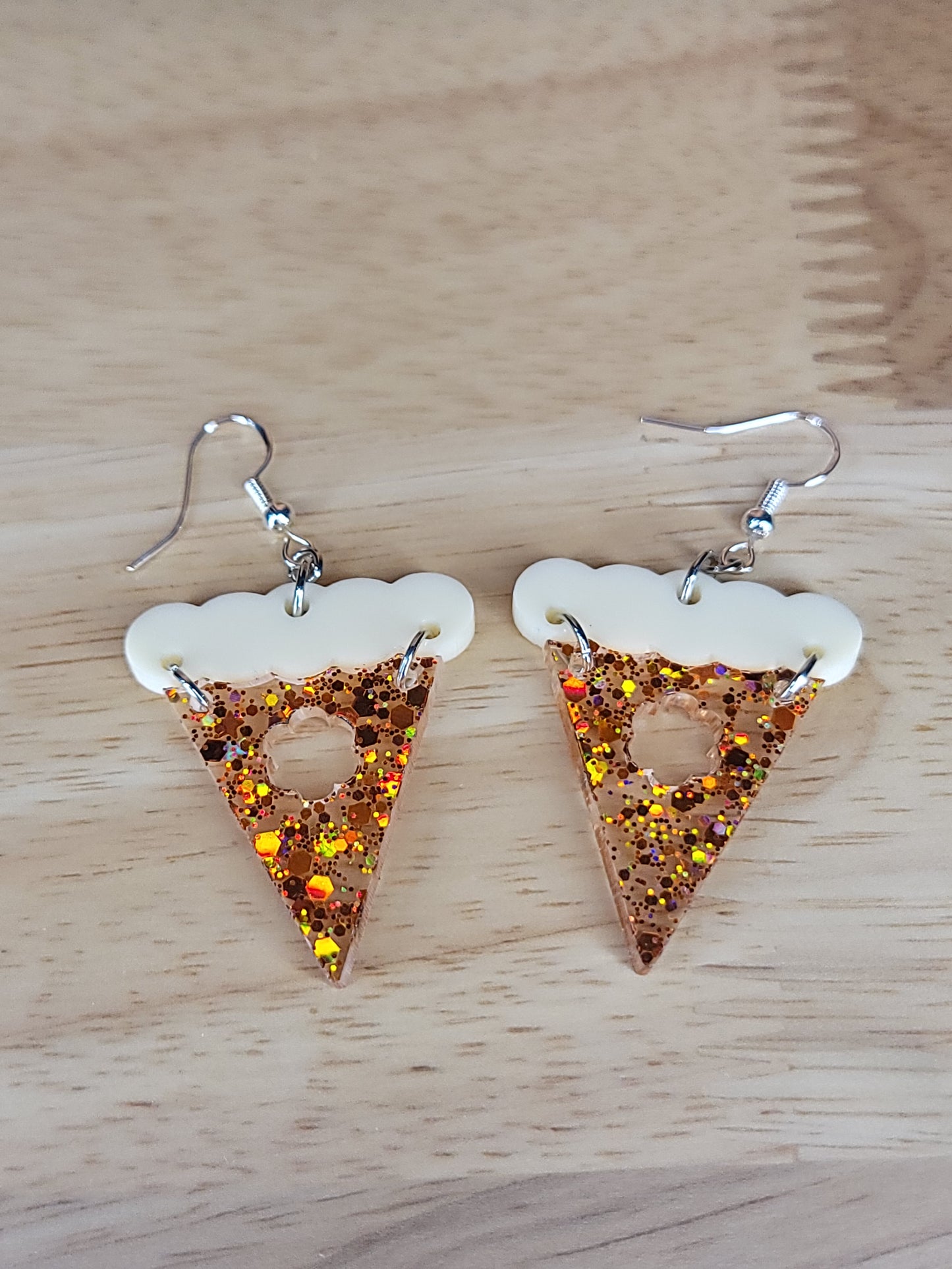 Slice of pumpkin pie (glitter)