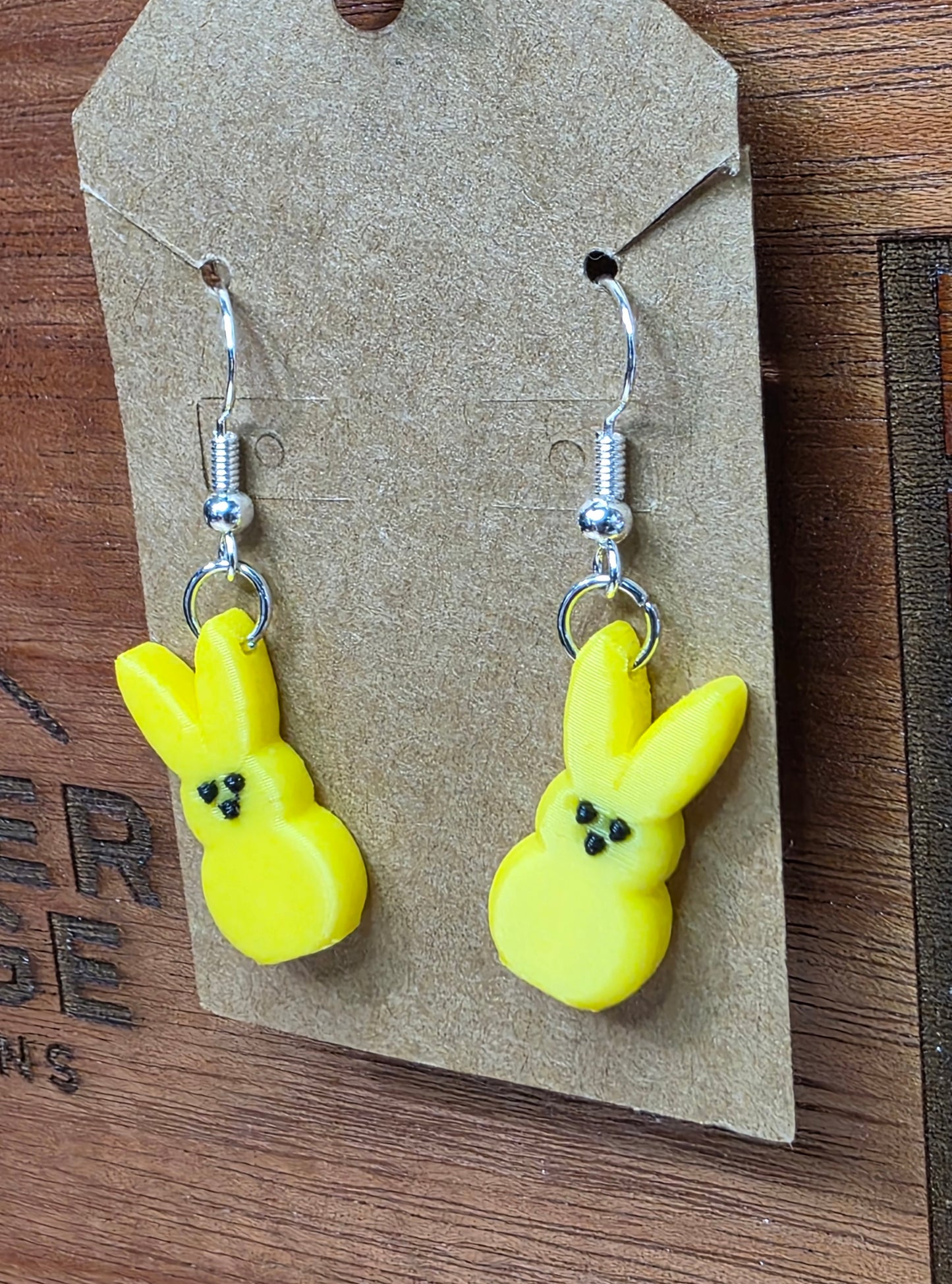 Yellow "peeps" bunnies