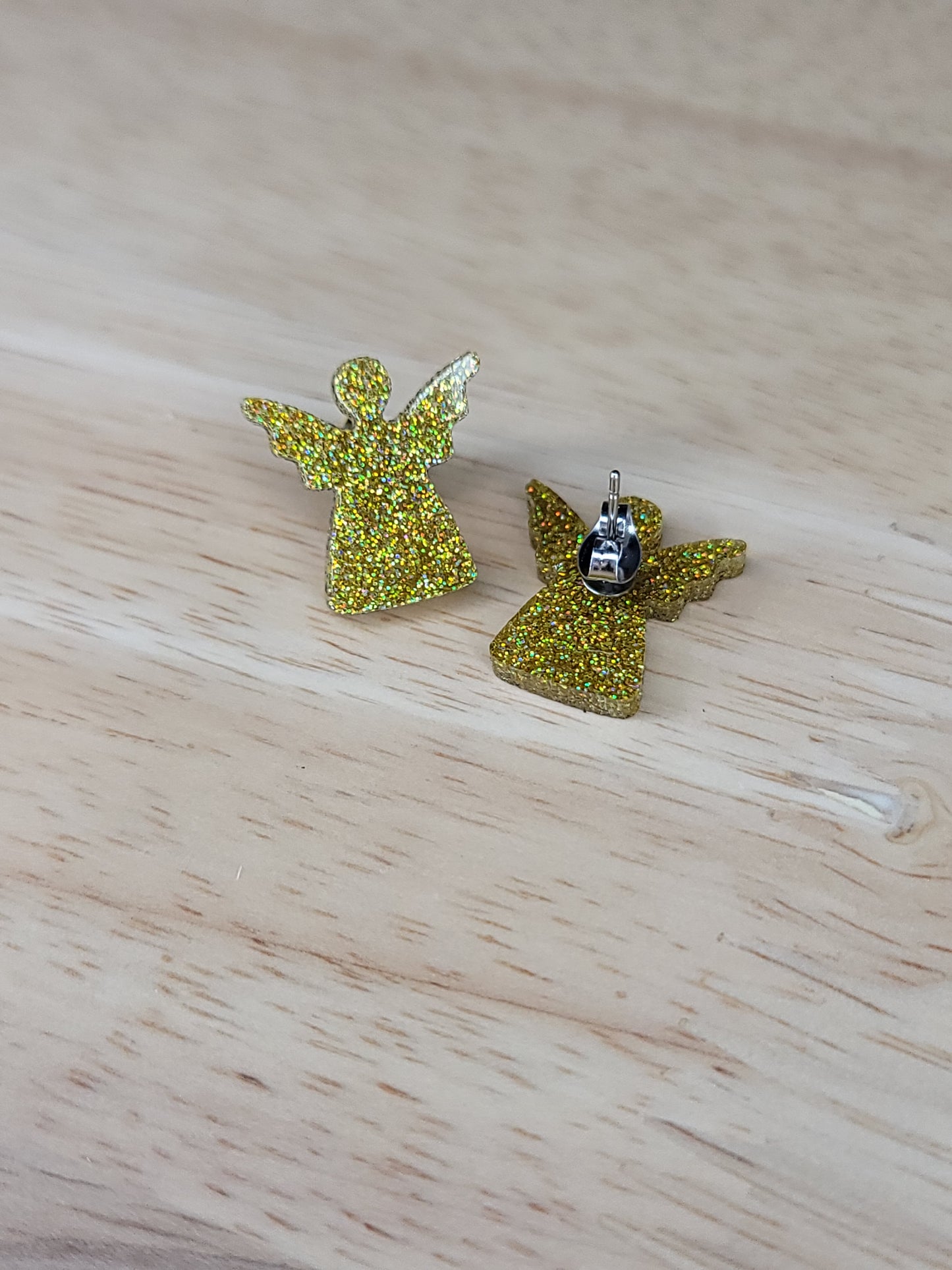 Gold Angel stud
