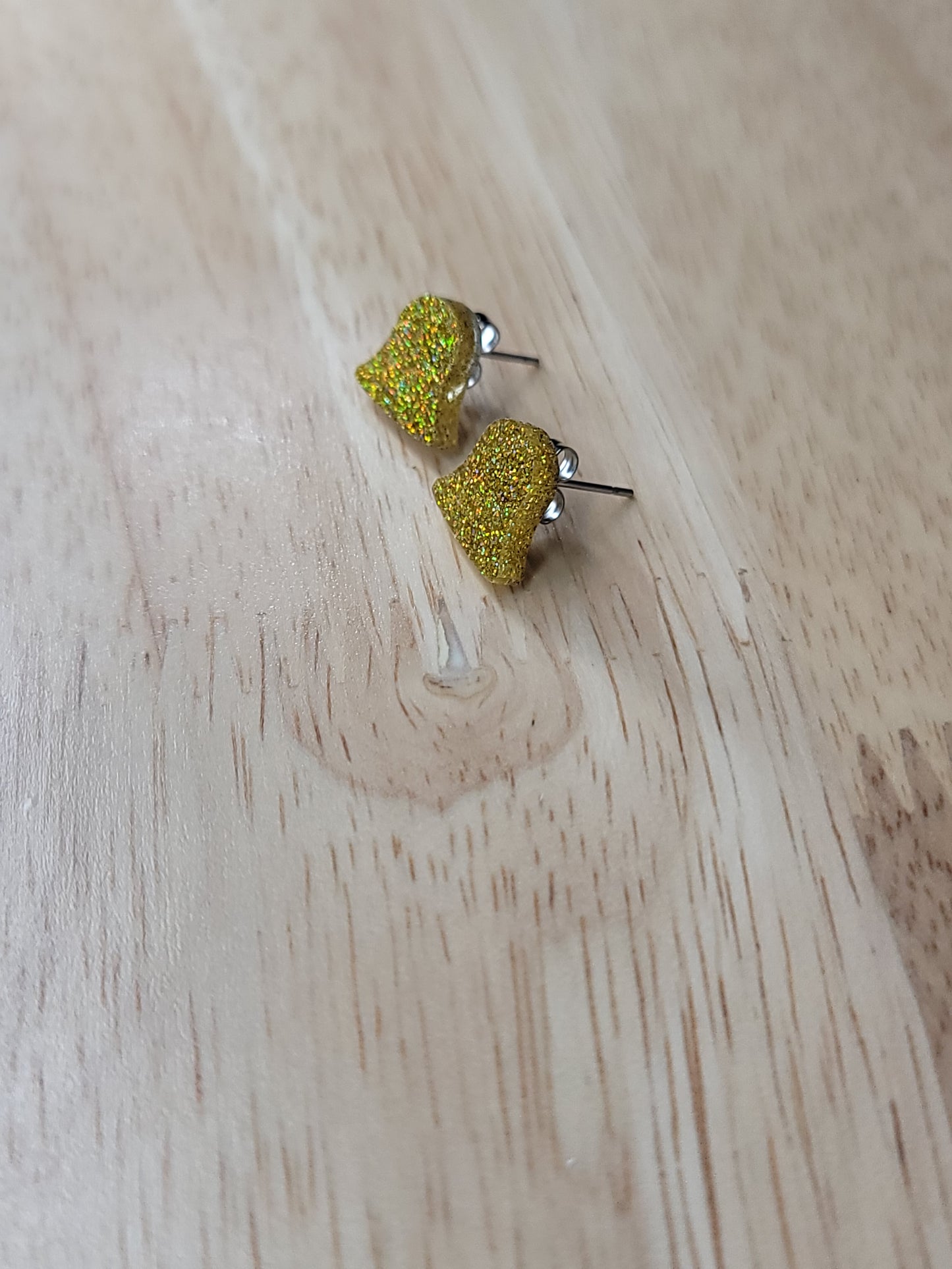 Gold bell stud