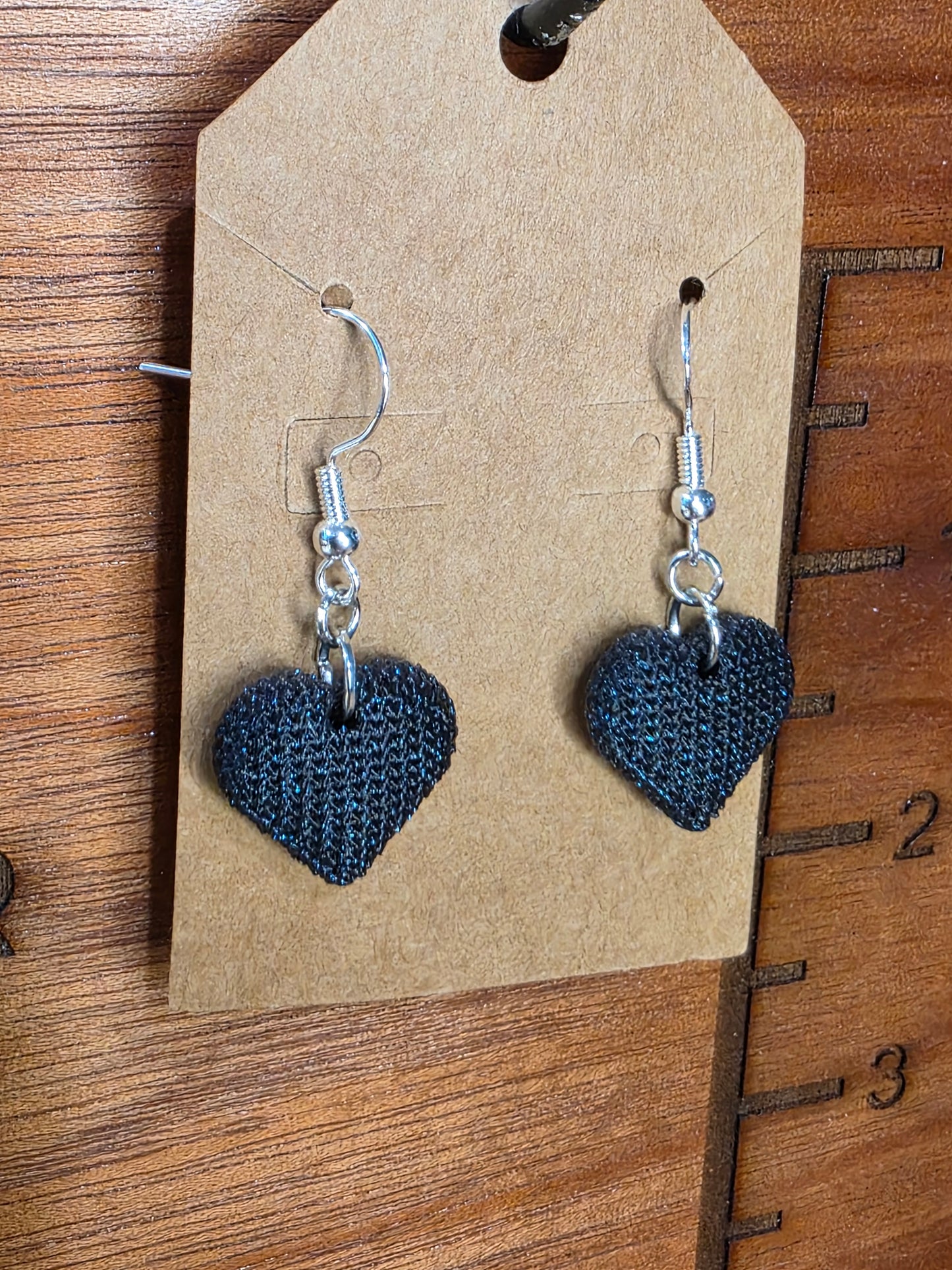 Knitted hearts (galaxy blue)