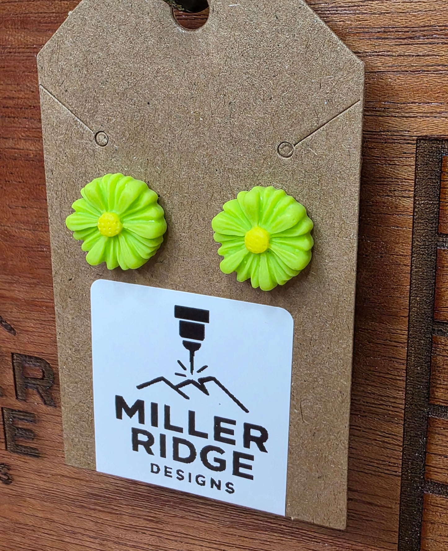 Lime green daisies