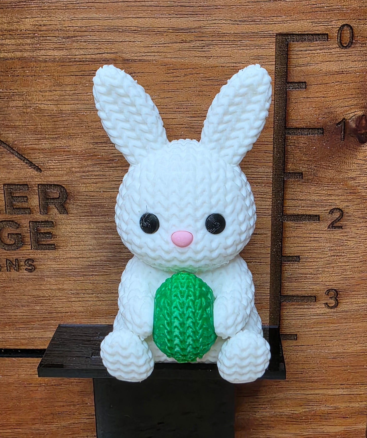 White bunny with egg (5 different colors)