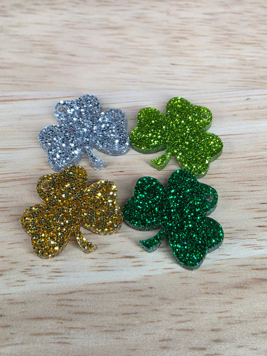 Shamrock earrings (4 color options)