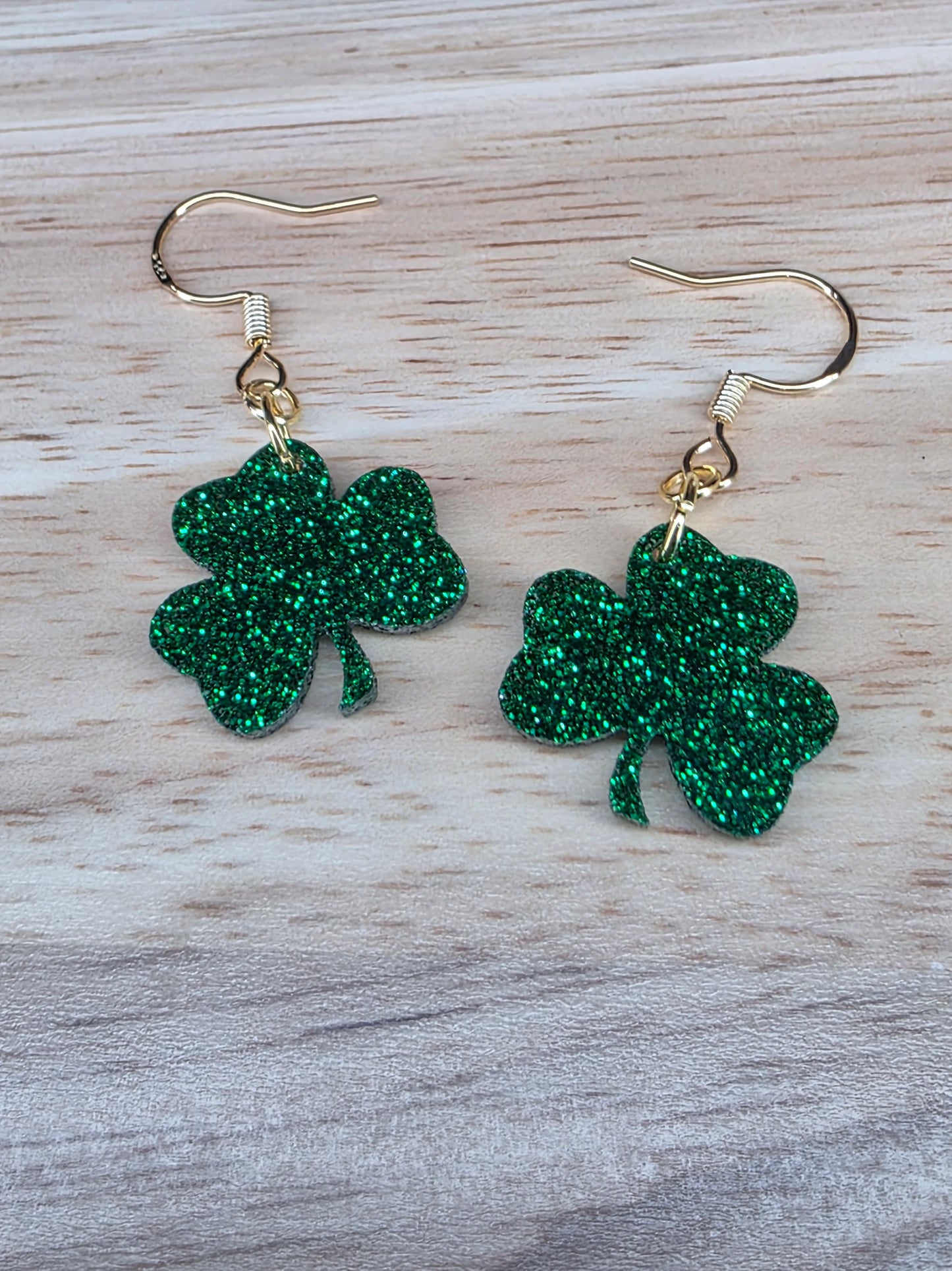 Shamrock earrings (4 color options)