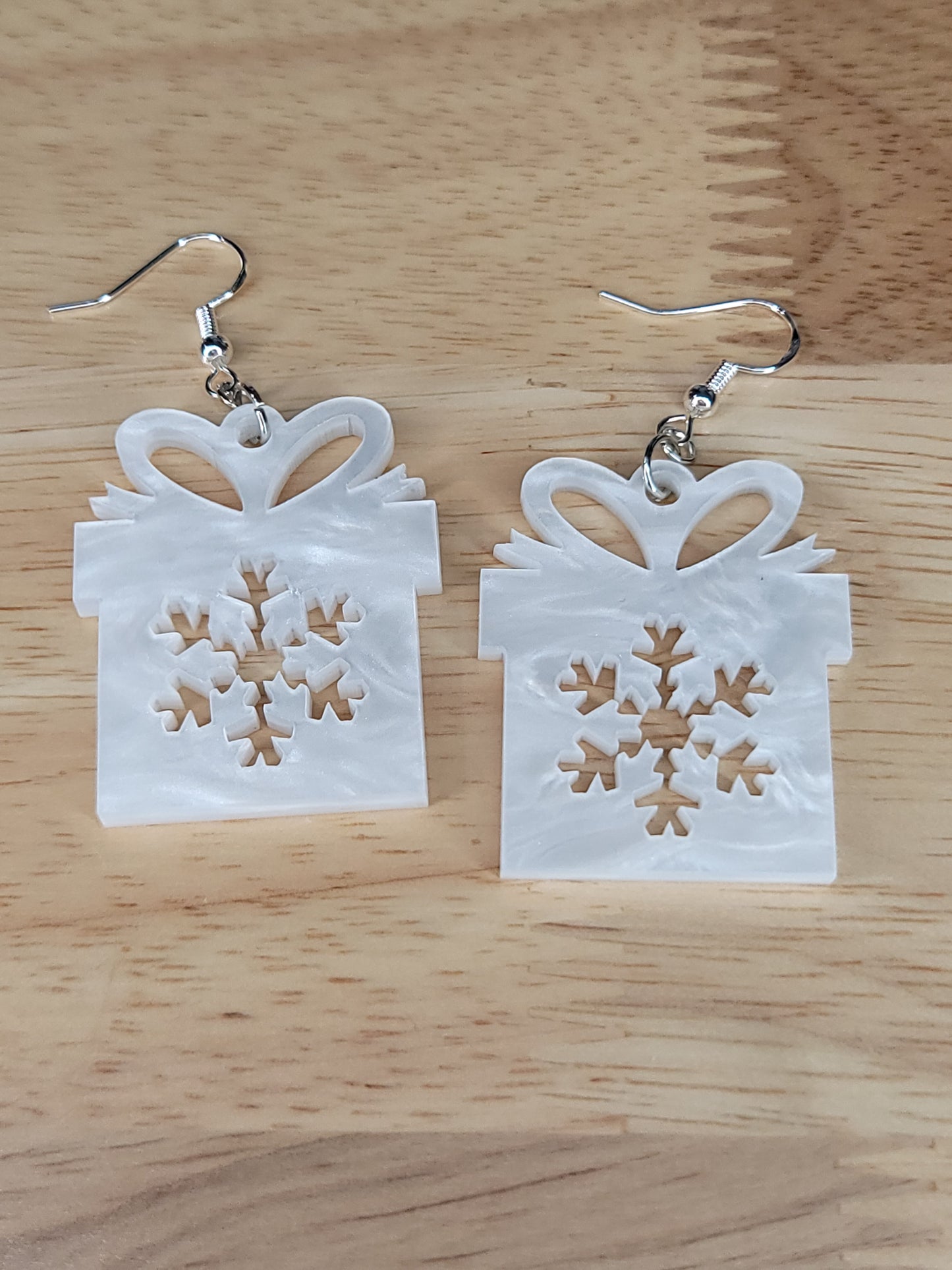 Big presents with snowflake
