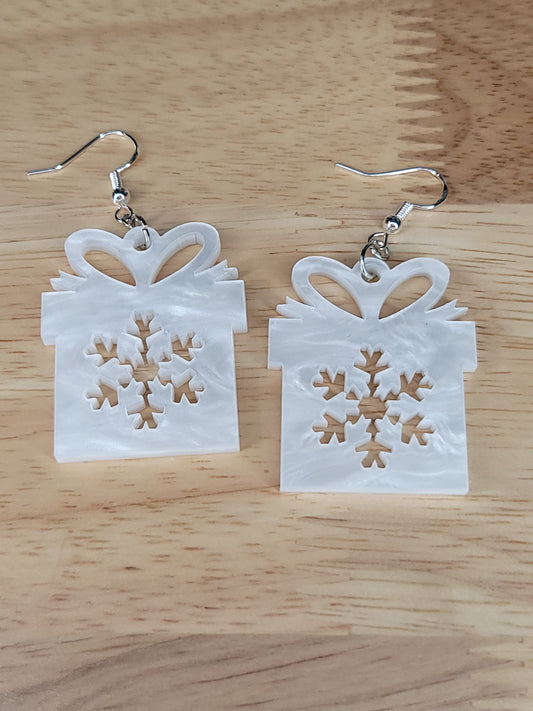 Big presents with snowflake